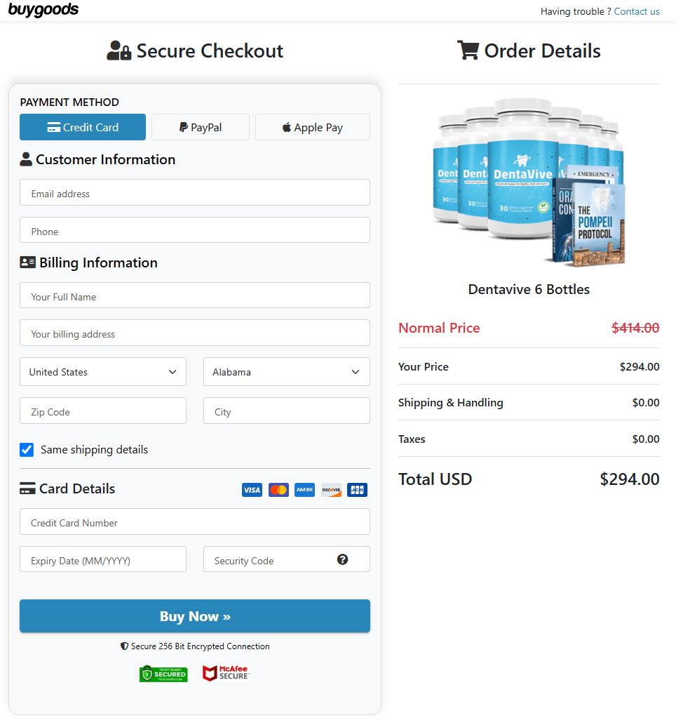 DentaVive order